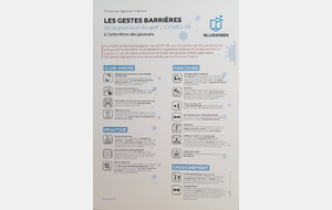 Bluegreen : les gestes barrières 