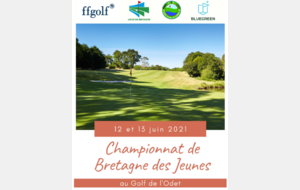 Championnat de Bretagne Individuel Jeunes 12 et 13 juin 2021 à l'Odet