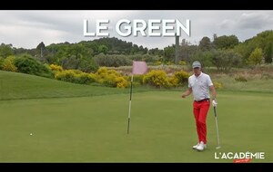 REGLE DE GOLF: SUR LE GREEN