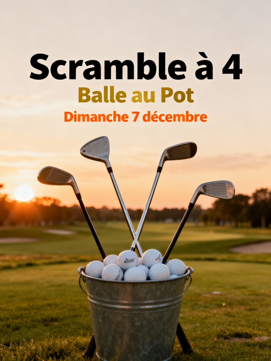 Scramble à 4 balle au pot