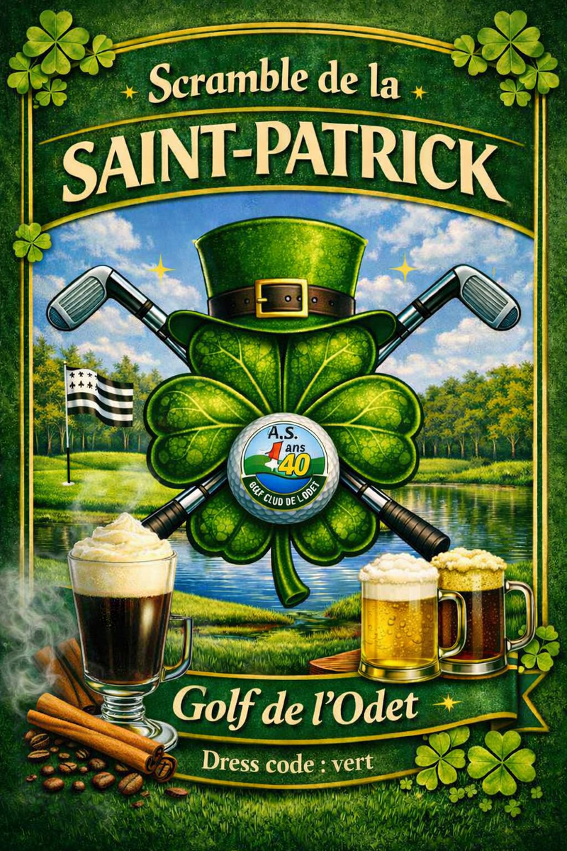 "SCRAMBLE A 4 DE LA SAINT PATRICK" ☘️(shotgun)