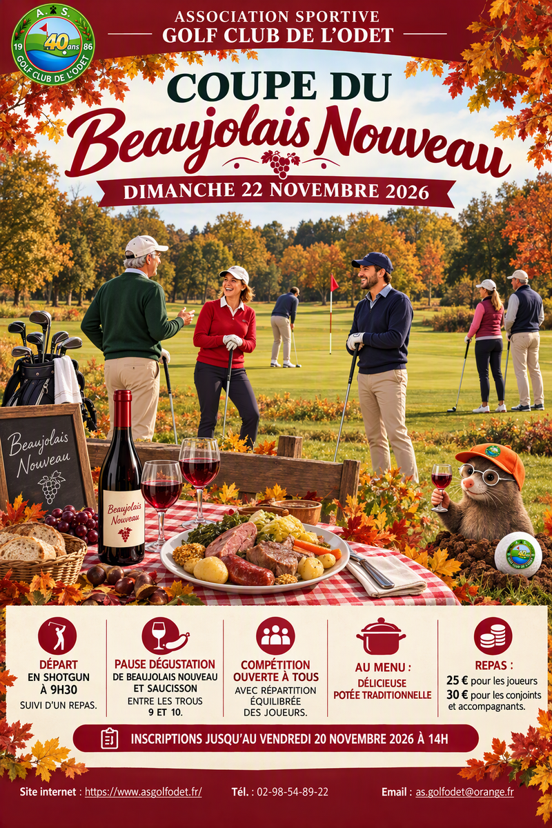 "COUPE DU BEAUJOLAIS NOUVEAU"