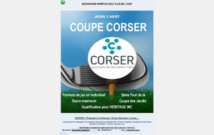 Coupe CORSER , jeudis 5ème tour + sélection Héritage WC