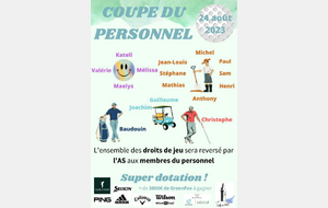 Coupe du Personnel. Coupe des jeudis 8ème tour