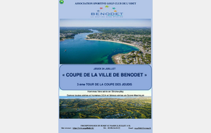 Coupe de la VILLE de BENODET- Tour 3 Coupe des 8 jeudis